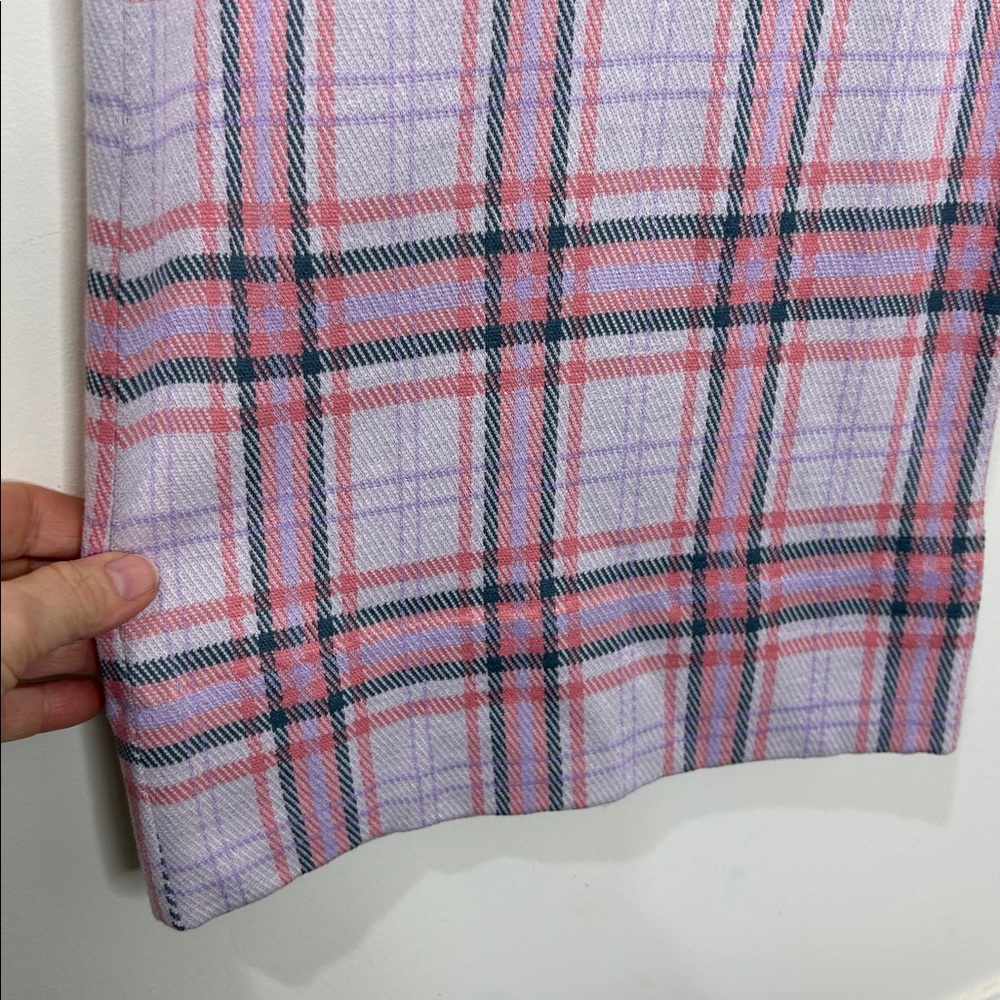 CAbi Pink Plaid Ankle Pants - Picture 7 of 15